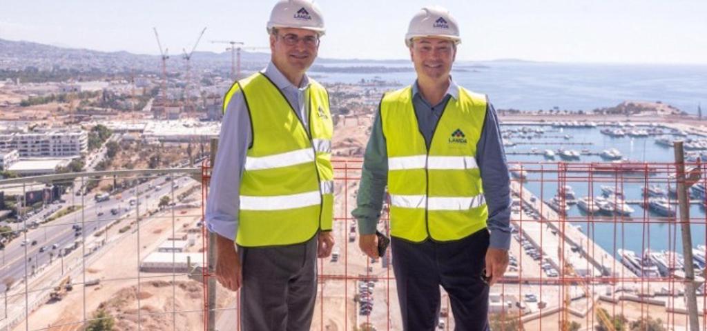 Επίσκεψη Κωστή Χατζηδάκη στο έργο της Lamda στο Ελληνικό Επίσκεψη Κωστή Χατζηδάκη στο έργο της Lamda στο Ελληνικό
